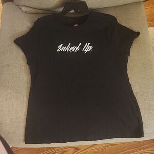 Hanes Black 'Inked Up' Short Sleeve Tee